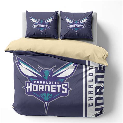 Buy Charlotte Hornets Nba Basketball Bedding Set - HomeFavo