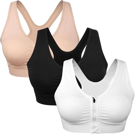 The 10 Best Genie Padded Racerback Zipper Front Running Sports Bra - The Best Choice