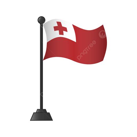 Tonga Flag, Tonga, Flag, National PNG and Vector with Transparent Background for Free Download