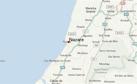 Nazaré carte du Portugal » Vacances - Arts- Guides Voyages