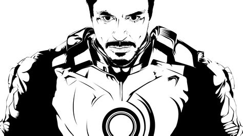 Iron Man Drawing, White Art, Black And White, White Tattoo, Man Images ...