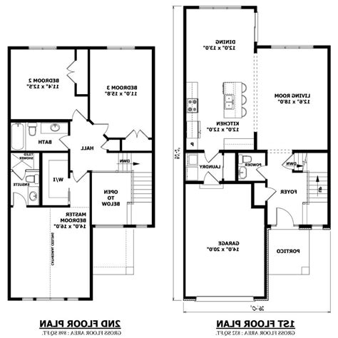 Floor Plan For Two Storey House - Image to u