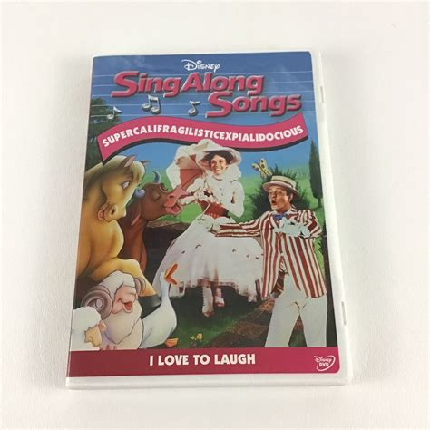 Disney Sing Along Songs DVD Mary Poppins I Love To Laugh Supercalifragilistic 786936695144 | eBay