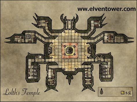 Map 28 - Lolth's Temple