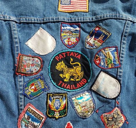 Vintage Denim Jean Jacket Patches Retro Small - Etsy