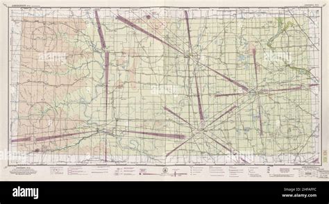 Sectional aeronautical charts - (United States Stock Photo - Alamy