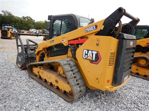 2020 CAT 299D3 Skid Steer Loader - Mulcher - J.M. Wood Auction Company, Inc.