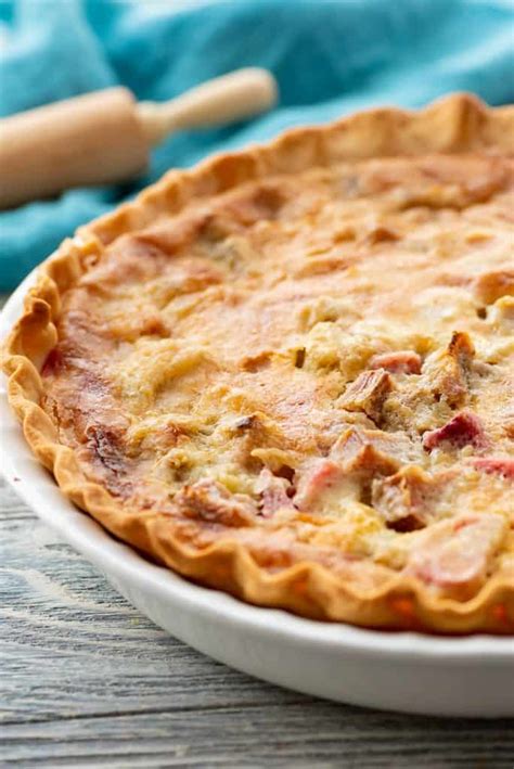 Rhubarb Custard Pie