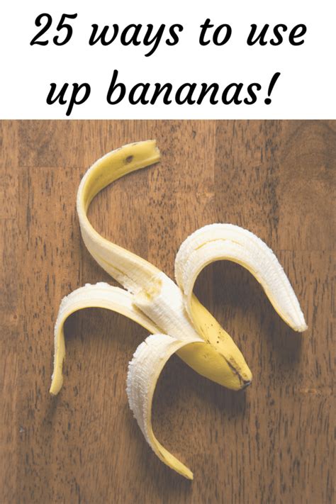 25 ways to use up bananas.... | The Diary of a Frugal Family