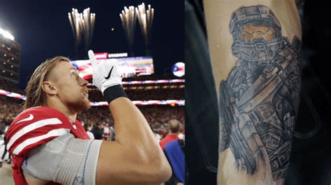 49ers TE George Kittle Gets AWESOME Halo Tattoo - Gaming - XboxEra