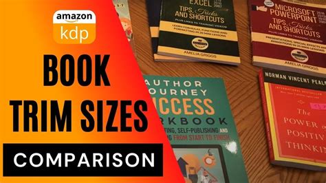 AMAZON PAPERBACK PROOF | FINAL VERSION UNBOXING CHECK | KDP BOOK TRIM SIZES COMPARISON - YouTube