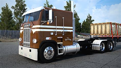 Freightliner FLA Cabover - ("B Model" CAT Power) - American Truck Simulator - YouTube