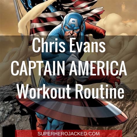 Chris Evans Workout and Diet : Train like Captain America | Captain ...