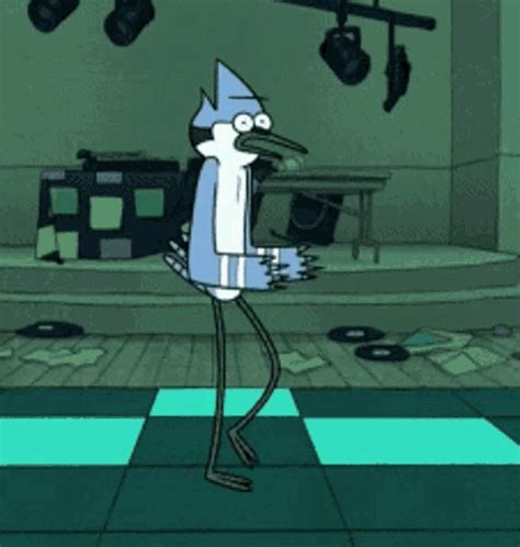 Regular Show Mordecai GIF - Regular Show Mordecai Dancing - Discover & Share GIFs