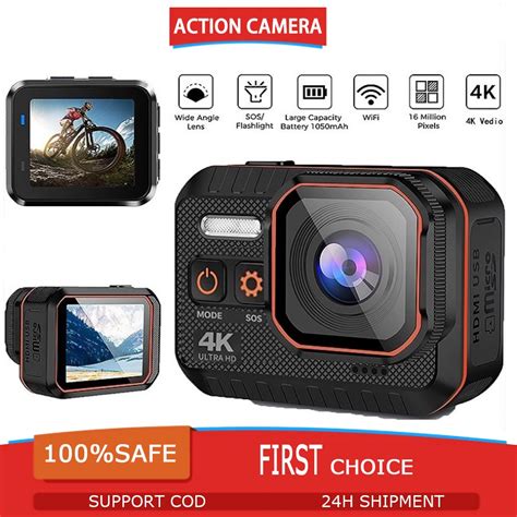 360 Go Pro Action Camera Motorcycle 4K HD Underwater Video Recording ...