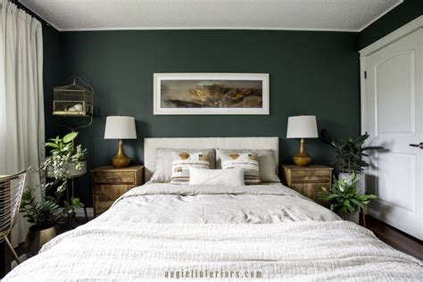 MOODY GREEN BEDROOM – Anna Angiel Interiors