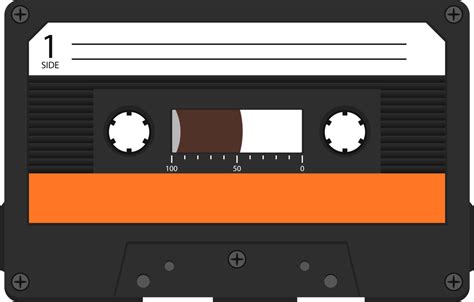 Audio cassette tape clipart design illustration 9304847 PNG