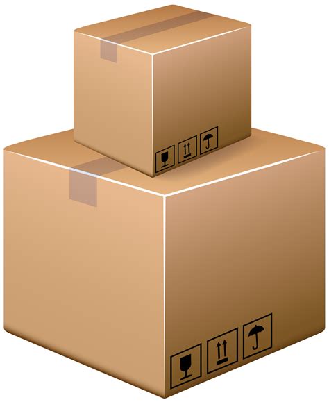 Cardboard Boxes PNG Clip Art - Best WEB Clipart