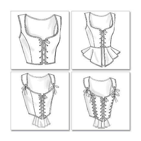 Misses' Corset Pattern from CorsetMakingSupplies.com