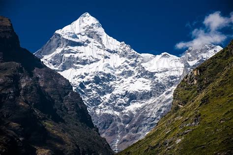 Neelkanth Peak from Shri Badrinath Dham, Uttarakhand. 01.10.2017, PC - भूपेंद्र सिंह पुंडीर # ...