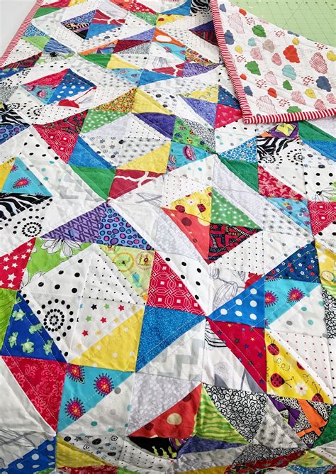 Clouds Baby Quilt | Etsy | Scrap quilt patterns, Patchwork quilting ...