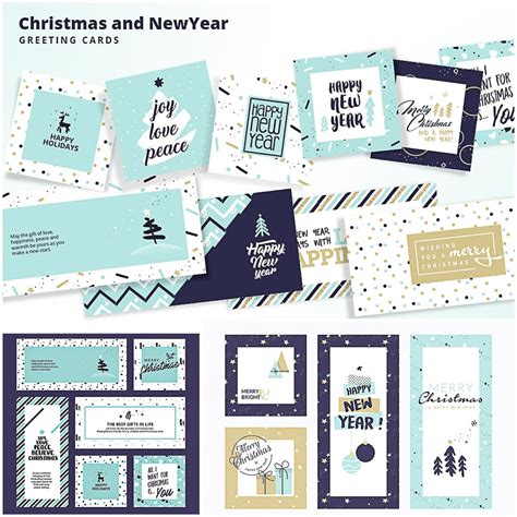 Christmas and New Year's Cards | Free download