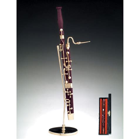 Miniature Bassoon with Stand and Case -Woodwind Instrument | The Music ...