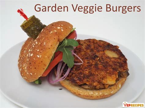 Garden Veggie Burgers | Recipe | Veggie burgers recipe, Vegetable ...