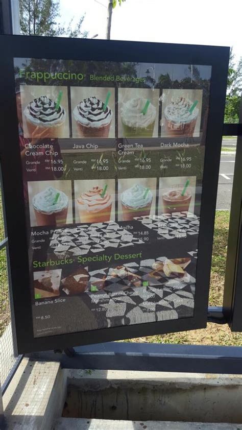 Starbucks Drive-Thru MENU Marina Parkcity, Miri - Miri Food Sharing