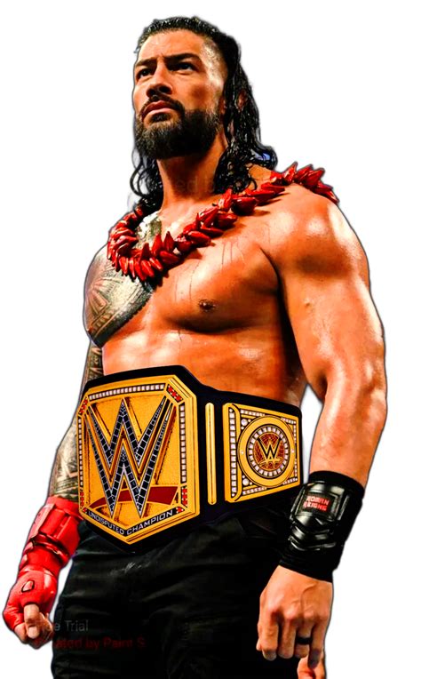 WWE UNDISPUTED CHAMPION ROMAN REIGNS Render 2023 by rinoob on DeviantArt