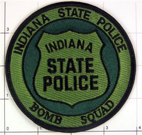 Indiana State Police Bomb Squad Shield Badge Green Patch – VolkSStorm.com