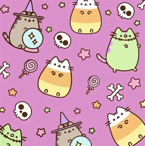 Pusheen Halloween Wallpapers - Top Free Pusheen Halloween Backgrounds ...