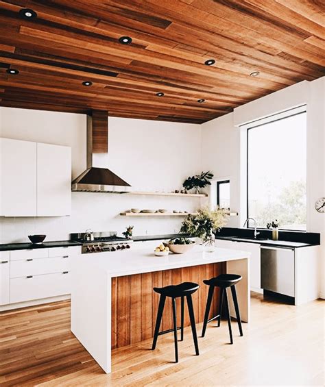 Kitchen Wood Ceiling Ideas - Kitchen Ideas