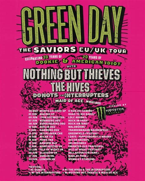 Green Day plot Saviors tour & drop new single | GreenDay.fm