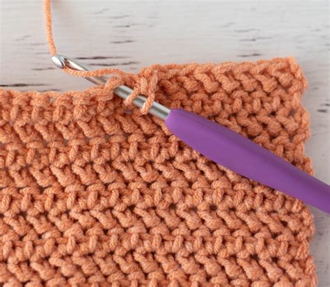 Herringbone Half Double Crochet Stitch - Crochet 365 Knit Too