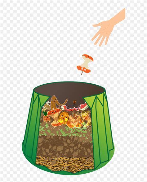 Feeding Compost Bin - Compost Bin Clipart - Png Download (#5538667) - PinClipart