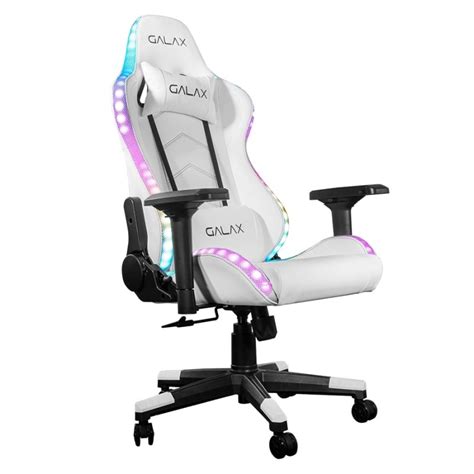 GALAX GC-02 RGB GAMING CHAIR- White | Taipei For Computers - Jordan