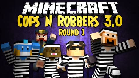 Minecraft Mini-Game: Cops N Robbers 3.0 - Round 1 - YouTube