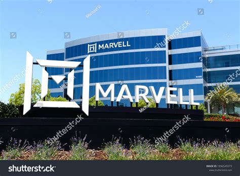 Marvell Logo Sign Marvell Technology Headquarters Stock Photo ...