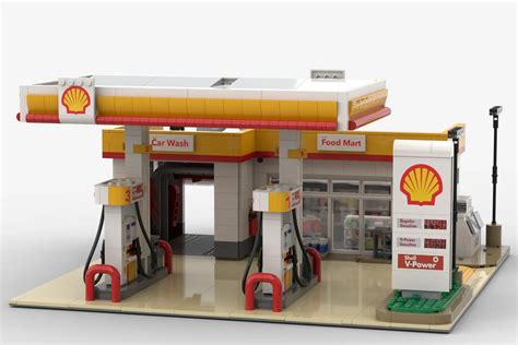 Shell Gas Station | Shell gas station, Gas station, Lego trains