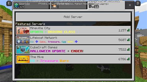 How to join servers in Minecraft Bedrock