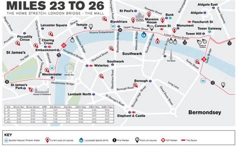 London marathon map: Where does the London Marathon start? Locations in London | UK | News ...