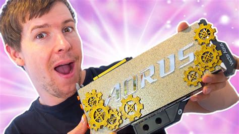 Crazy GPU Backplate Design - Aorus PC Build Part 5 - YouTube