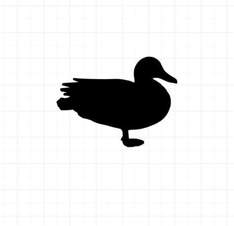 Duck Silhouette Svg - Etsy