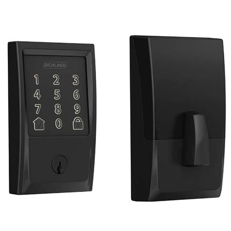 Schlage: Encode Smart Lock Deadbolt - Matte Black | at Mighty Ape NZ