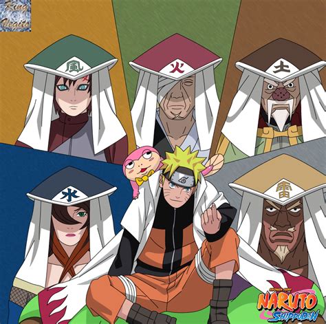 Naruto 5 Kage by kingvegito on DeviantArt