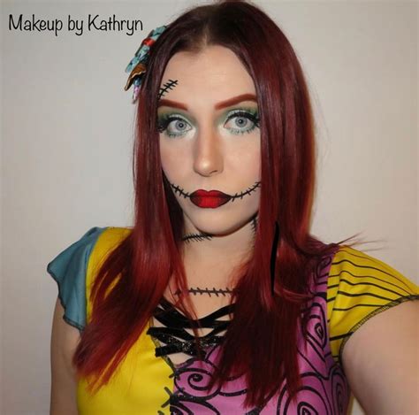 Sally inspired makeup - Nightmare Before Christmas Follow me on Instagram @_makeupbykathryn ...