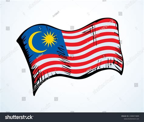 1,226 Malaysia Flag Drawing Images, Stock Photos, 3D objects, & Vectors | Shutterstock