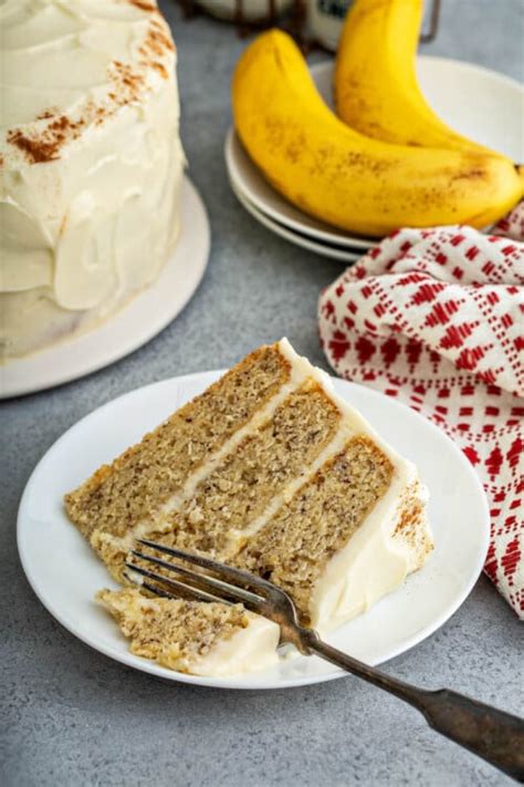 Best Banana Cake Recipe with Cinnamon Frosting | The Novice Chef