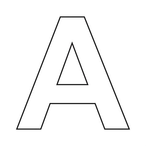 Alphabet Stencil Letters Template - 10 Free PDF Printables | Printablee
